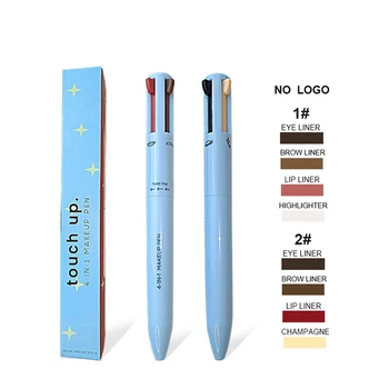 4-V-1 Ličila Pen Touch-Up Pero Ličila Obrvi Svinčnik Nepremočljiva 4 Barve Multi-Funkcijo Ličila Lepoto Pero
