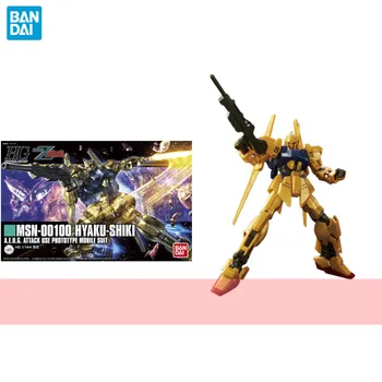 Bandai Resnično Gundam Model Komplet Anime Slika HGUC 1/144 MSN-100 Hyaku Shiki figuric Igrače Zbirateljske Darila za Otroke