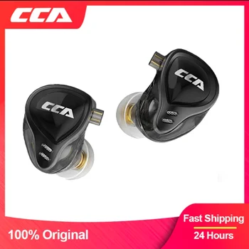 CCA CA16 Pro HIFI 1DD+7BA Vozniki Žične Slušalke Hibridne Tehnologije Kovinskih Slušalke HiFi Stereo Bass Glasbe Najboljših 16 Enota Čepkov