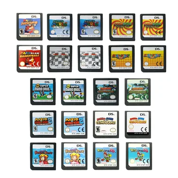 DS Igre Mario Serije Kartuše Super Mario BrosPrincess Breskev Video Igra Konzola Kartico za NDSL 2DS 3DS