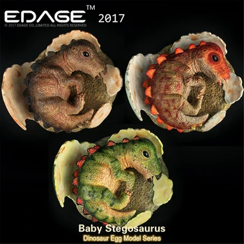 EDAGE Stegosaurus Baby Jajce Slika Dinozaver Igrače, Živali Zbiralec Dekoracijo Odraslih Darilo