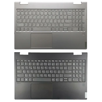 HXBE Zamenjava za lenovo Yoga C740-15IML Laptop Zgornji podpori za dlani Touchpad Osvetljene Tipkovnice Skupščine 5CB0U43851