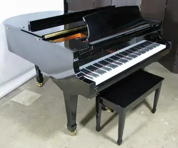 Knabe Dojenček Klavir Model KN-520; Sijaj Črni barvi Z Klop; Izjemoma Čiščenje