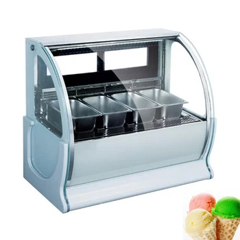 Komercialni Sladoled Zaslona Kabinet, Velika Zmogljivost Trdega sladoleda Vitrina za Sladoled Shranjevanje Pralni 220V