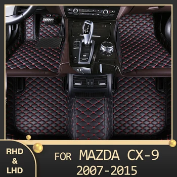 MIDOON Avto predpražnike za Mazda CX-9 2007 2008 2009 2010 2011 2012 2013 2014 2015 po Meri auto stopalo Blazinice avtomobilska preproga pokrov