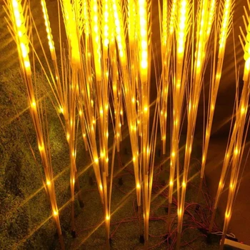 Na prostem LED Sončne Pšenice Uho Lučka na Prostem Nepremočljiva Vrt Dekoracijo Dvorišče Lučka Pravljice Simulacije Travnik Božič Lučka