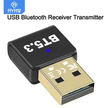 RYRA USB Bluetooth 5.3 Ac Oddajnik Bluetooth Sprejemnik Zvoka Bluetooth Dongle Brezžični USB Adapter Za Računalnik Prenosni RAČUNALNIK