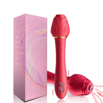 Sesanju Rose Vibrator Ženski Klitoris Bedak Vakuumske Stimulator Vaginalne Massagers Odraslih Blaga Rose z vibriranjem Sex Igrača za Ženske