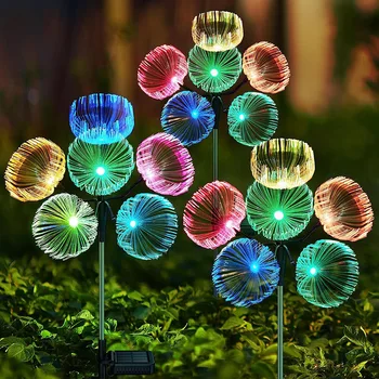 Sončne meduze luči vrtne luči na prostem nepremočljiva krajine dekoracijo travnik vrtne luči