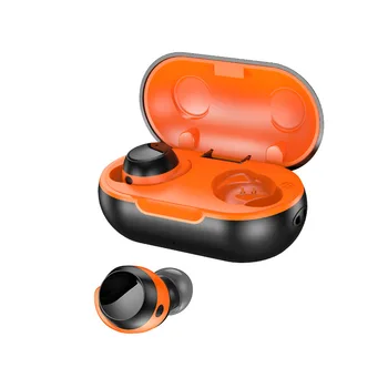 TWS Mini Pravi Brezžični 5.0 Bluetooth slušalke z dvojno uho v uho športni nepremočljiva hrupa in zmanjšanje hrupa