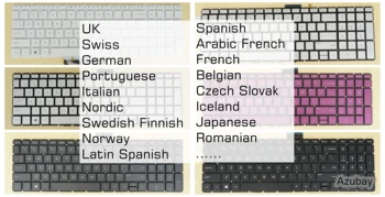 UK Švicarska nemščina portugalščina Belgijski Tipkovnica Za HP 15z-bq000 15z-bq100 15-bs000 15-bs100 15-bs500 15-bs600 15-bs700 Backlit /Št.