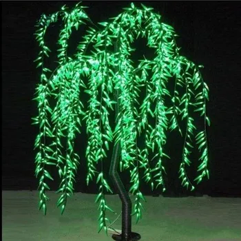Umetni Svetlobni Willow Tree Svetlobe 1152pcs LED 2m/6.6 ft Višina Rainproof Načrta Za Zunanji Vrt, Božični Okraski