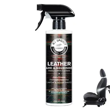 Usnje Zaščitnik Spray Usnja Čiščenje Pene Razpršilec 473ml Sprayable Leather Cleaner Primerna Za Pohištvo, Čevlji In Naravnih