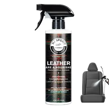 Usnje Čistilo Za Notranjost Avtomobila Usnja Čiščenje Pene Razpršilec 473ml Leather Cleaner Obnovi Usnje Površine Uv Protectants Pomoč