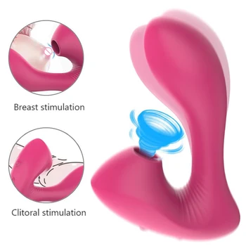 Vagina Stimulacijo Ženske Masturbator Klitoris Sesanju Vibrator za Ženske Klitoris Bedak Lizanje Sex Igrače Nastavek Vagine, G-Spot 18