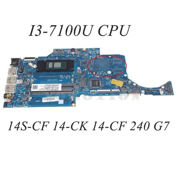 Za HP 14S-PRIM 14-CK 14-PRIM 240 G7 Prenosni računalnik z Matično ploščo S I3-7100U CPU DDR4 6050A2992901-MB-A02 L41568-601 L41568-001