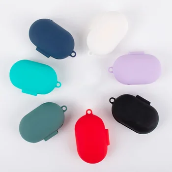 Za NASPROTNEGA Enco Brsti TWS barva candy barve Slušalke Primeru Mehke Silikonske Shatterproof Zaščitni Pokrov, s Kavljem