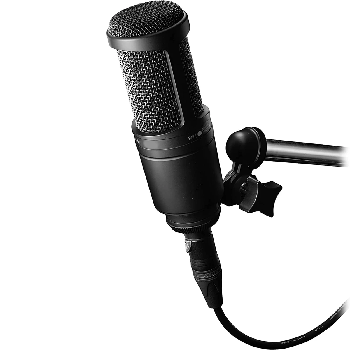 Avdio AT2020 Cardioid Kondenzatorski Mikrofon 20-20000Hz Tri Pin XLRM Moški Mikrofon za Snemanje Sidro Karaoke MIC - 2