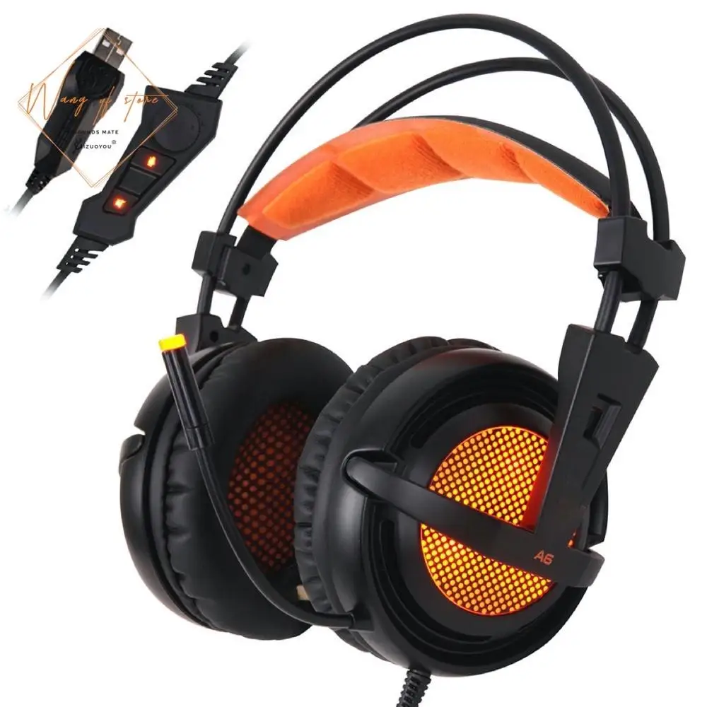 Debele Velur Žamet Uho Blazine, Blazine Za SADES A6 Gaming Slušalke Odlično Kakovost, Ne Poceni Različica - 5