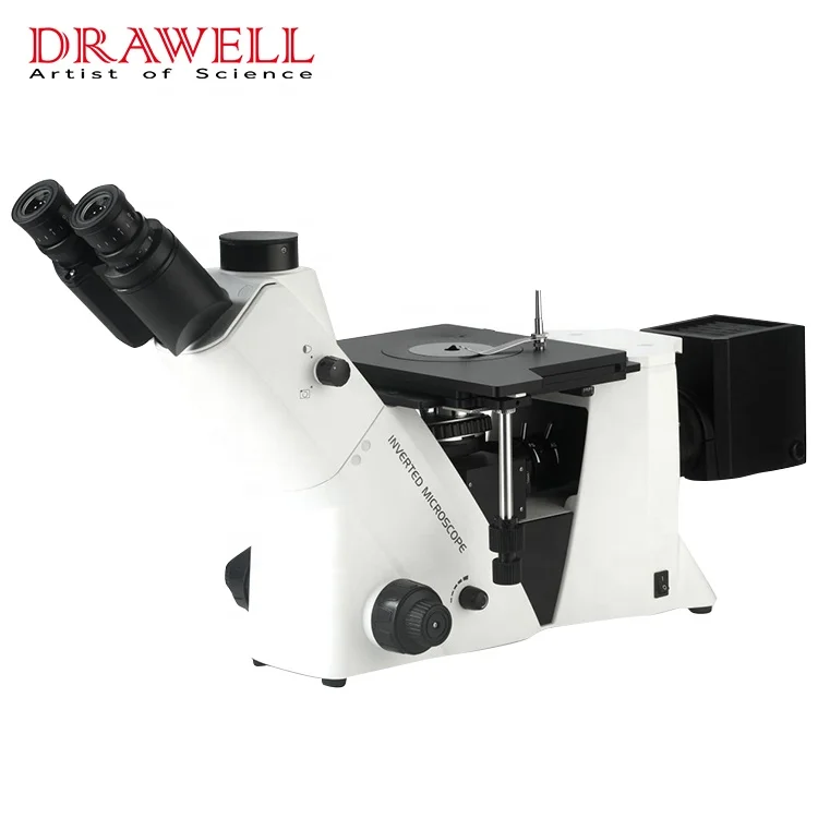Drawell MIT200 Medicinske Mikroskopom kateri je daljnogled Pokonci Metalurške Mikroskop - 3