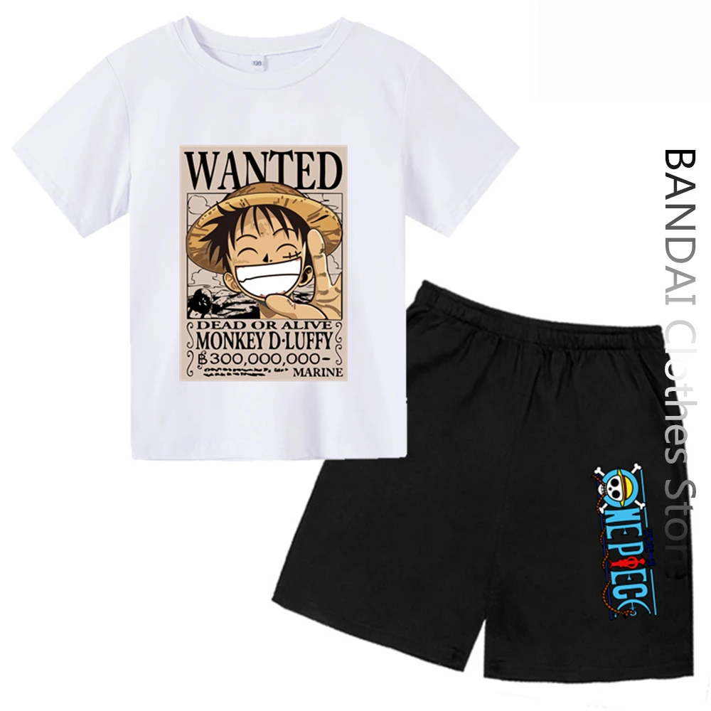 En Kos Otroci Tshirt Unisex Kratek Rokav Kul Luffy T-Shirt Moda za Fante In Dekleta Modni Otroke Ulica Vrh Čisti - 2