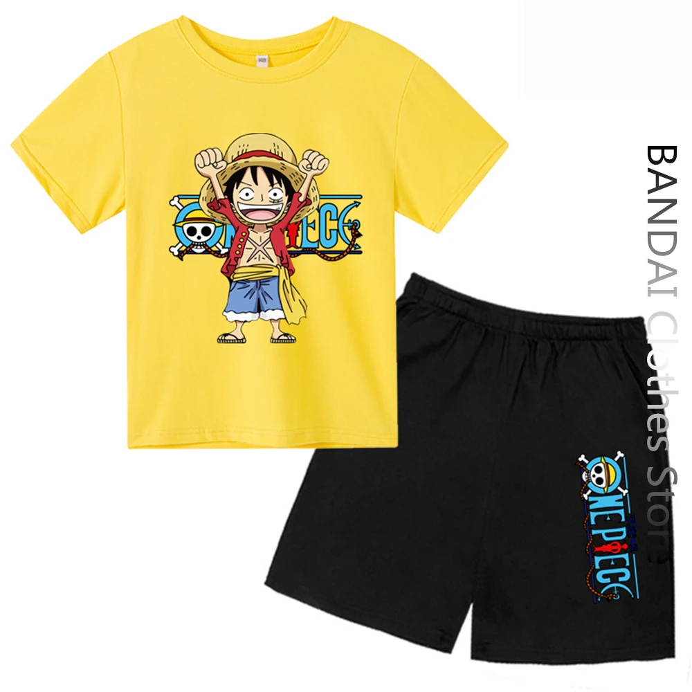 En Kos Otroci Tshirt Unisex Kratek Rokav Kul Luffy T-Shirt Moda za Fante In Dekleta Modni Otroke Ulica Vrh Čisti - 5