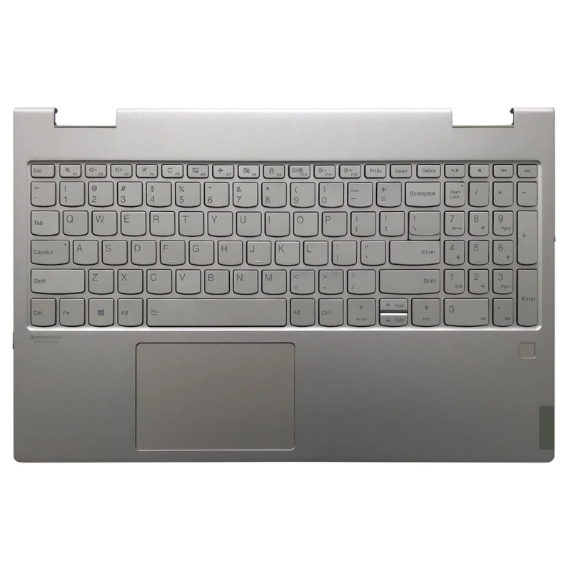 HXBE Zamenjava za lenovo Yoga C740-15IML Laptop Zgornji podpori za dlani Touchpad Osvetljene Tipkovnice Skupščine 5CB0U43851 - 1