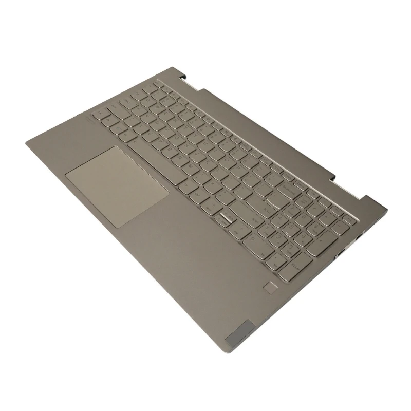 HXBE Zamenjava za lenovo Yoga C740-15IML Laptop Zgornji podpori za dlani Touchpad Osvetljene Tipkovnice Skupščine 5CB0U43851 - 3