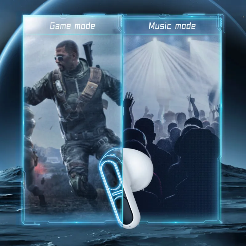 Langsdomed Dheta Brezžični Čepkov Bluetooth 5.3 Slušalke Z Aplikacijo po Meri EQ Dvojno Načini Slušalke Za Igro Ali Glasbeno - 2