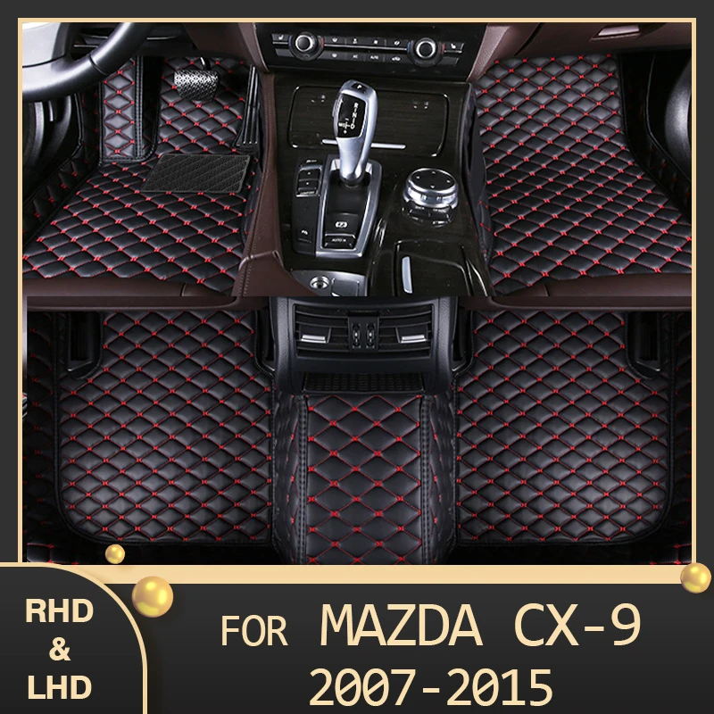 MIDOON Avto predpražnike za Mazda CX-9 2007 2008 2009 2010 2011 2012 2013 2014 2015 po Meri auto stopalo Blazinice avtomobilska preproga pokrov - 0