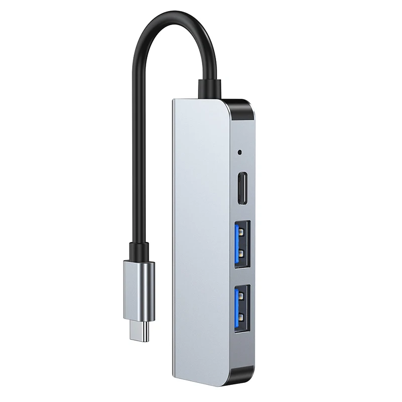 Multi-funkcijski 4 V 1 USB C Razširitvene Postaje Tip C Do 60 W PD 4K HDMI-USB 3.0 2.0 Adapter Središče Za MacBook Air Prenosnik - 1