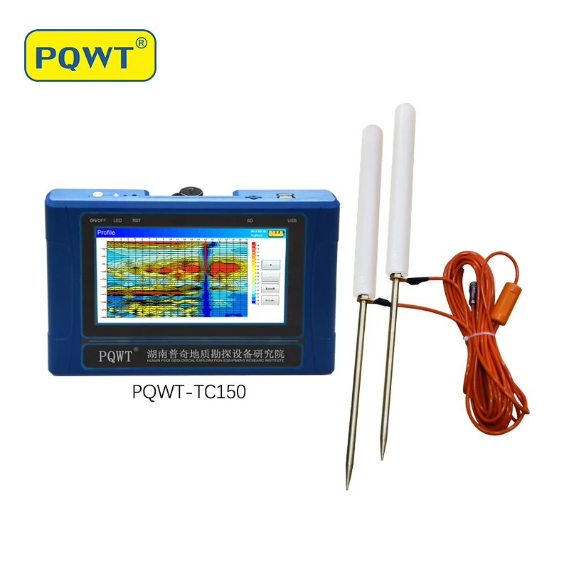 PQWT TC150 Podzemne Vode Detektor 150 M Podtalnice Finder Vode Odkrivanje Stroj - 4