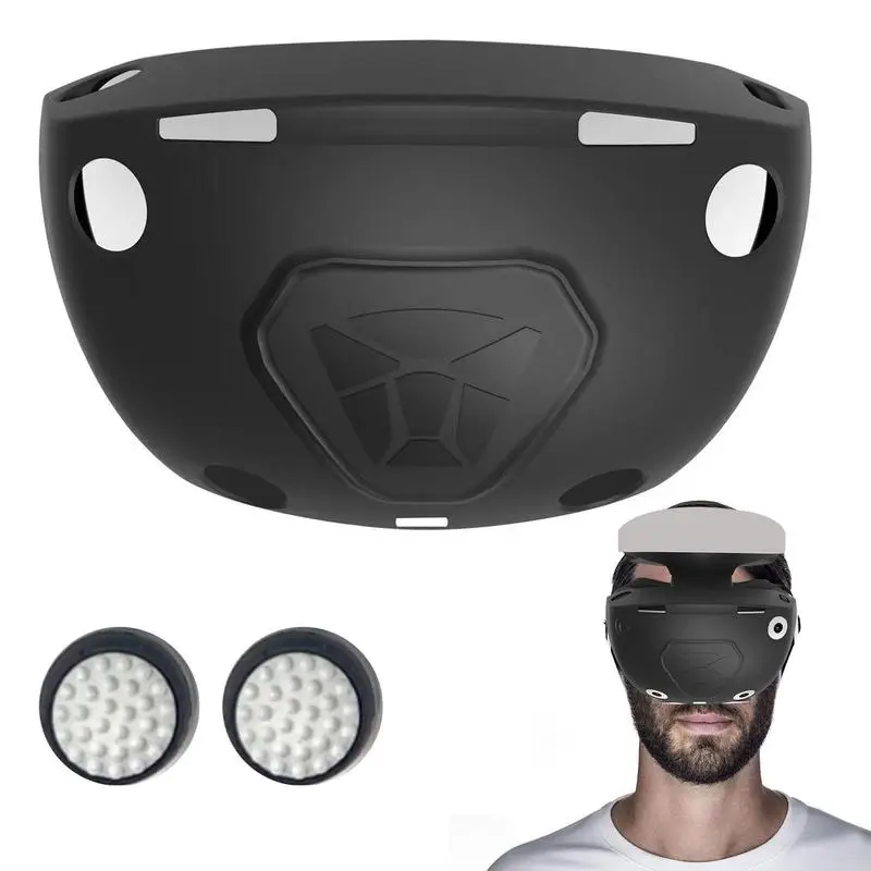 za PS VR2 Čelada Polno Kritje Silikonska Zaščitna torbica za PS VR2 Očala Zaščitna Gume Primeru - 0
